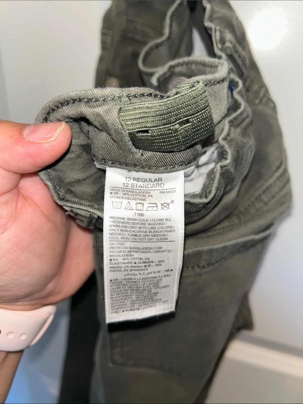 Old Navy Olive Green Kids Casual Pants - Straight Leg